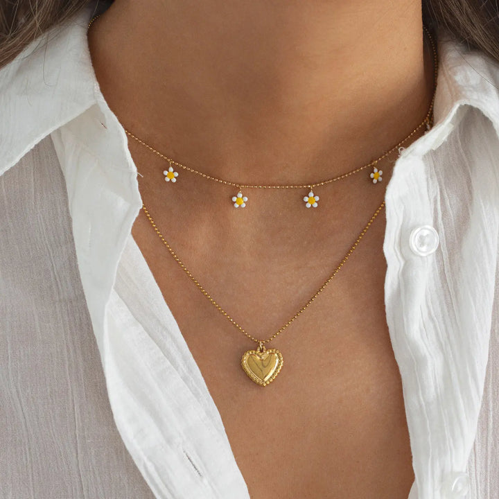 Goldie - Special Heart Necklace Stainless Steel