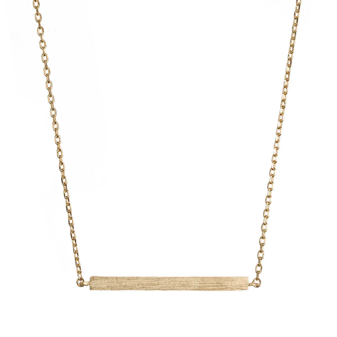 Bar Necklace Gold