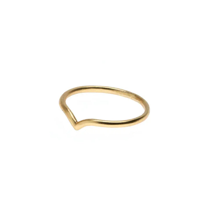 Big Chevron Ring Gold