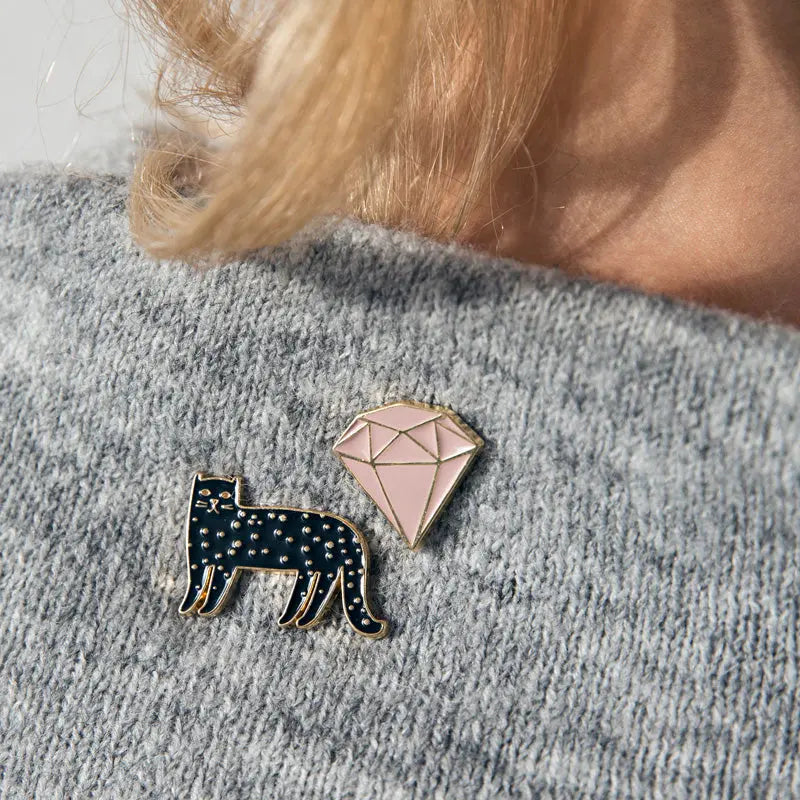 Enamel Pin Diamond