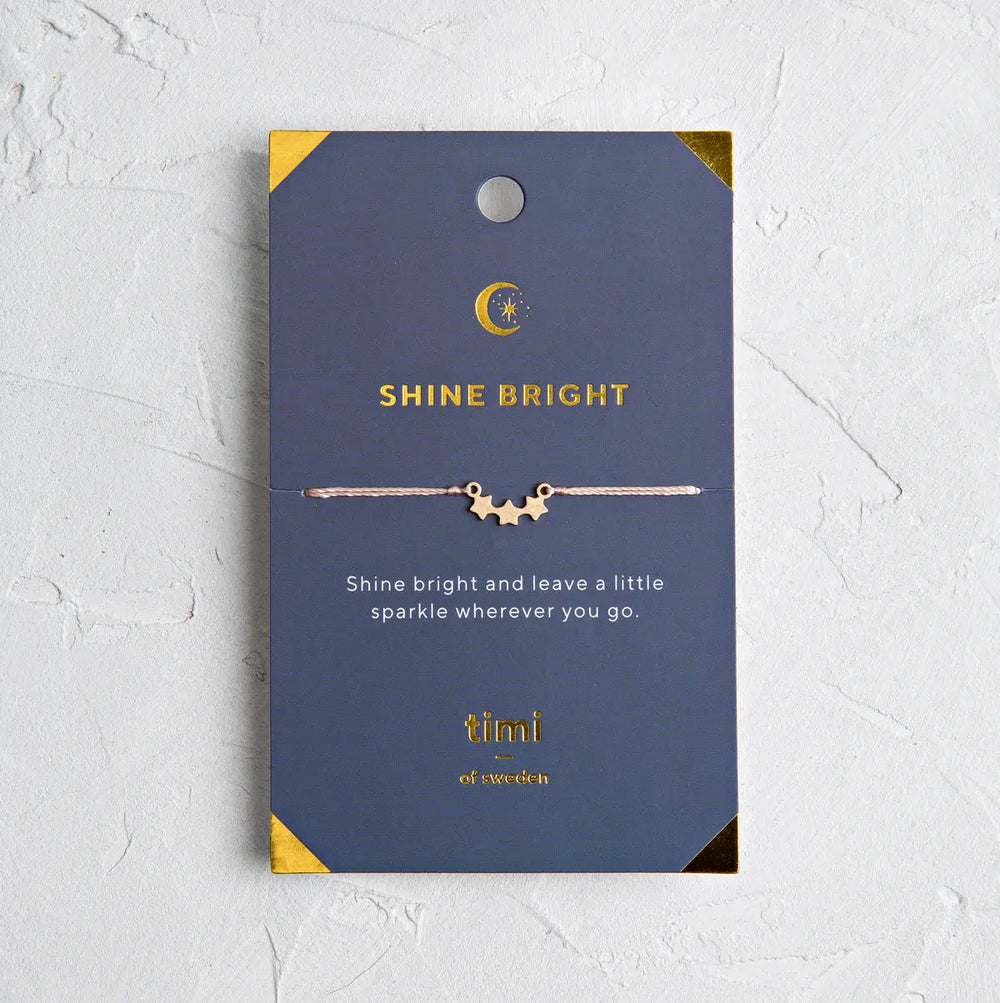 Shine Bright Three Star Bracelet Timi of Sweden