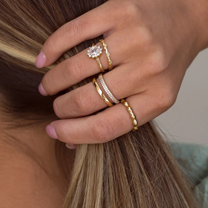 Wavy Bubbles Ring